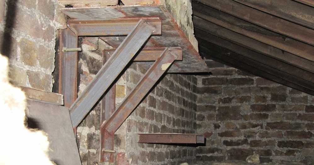 chimney stack support joist